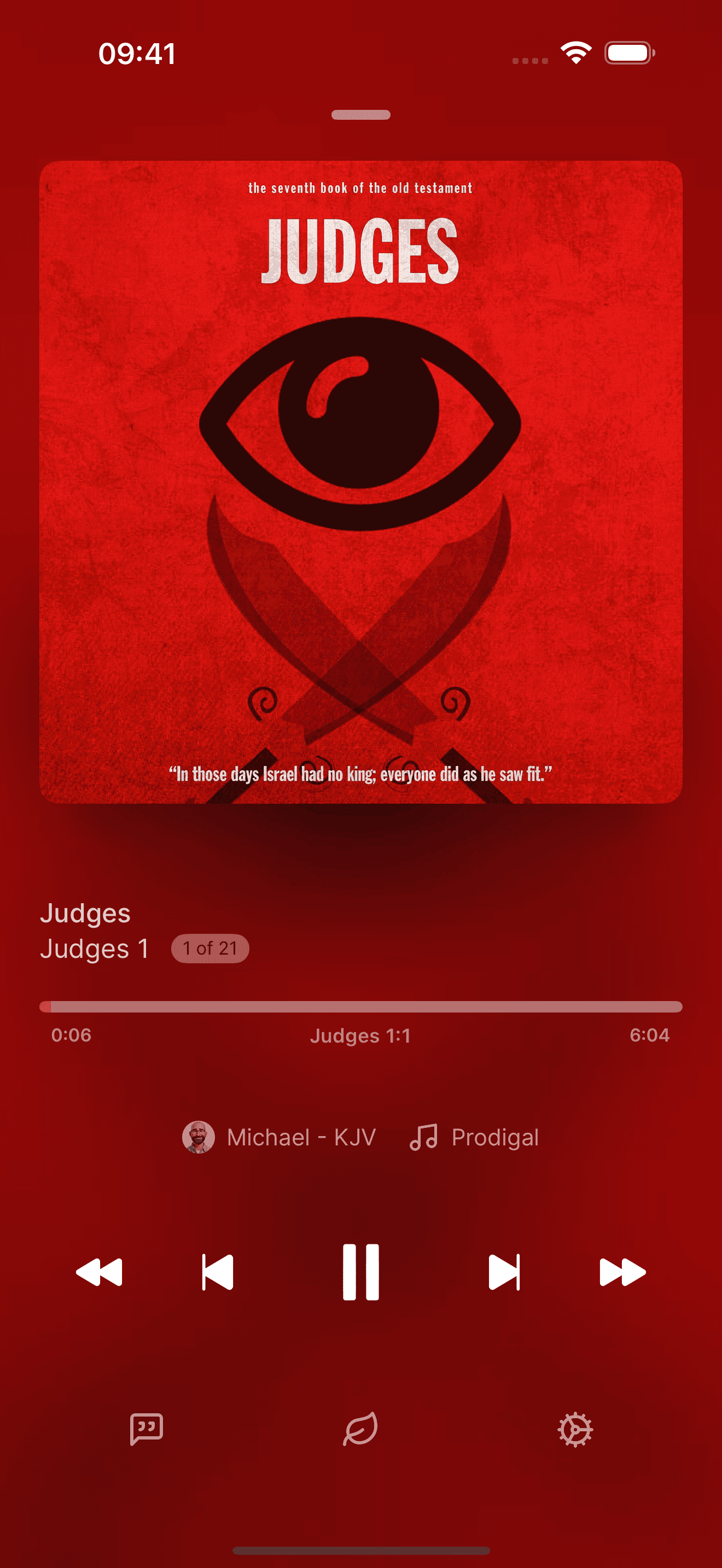 judges audio player